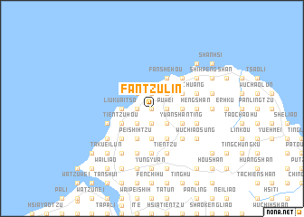map of Fan-tzu-lin