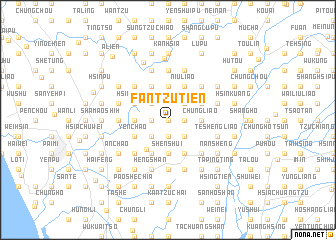 map of Fan-tzu-t\