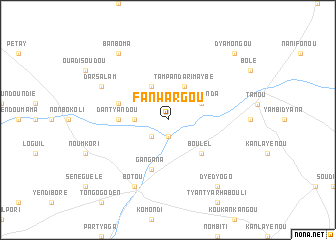 map of Fanwargou