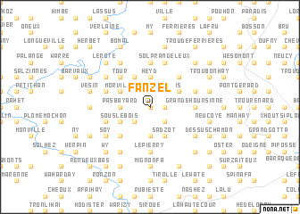 map of Fanzel