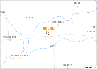 map of Fanzhen