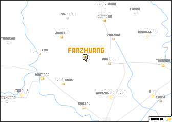 map of Fanzhuang