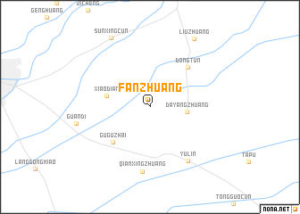 map of Fanzhuang