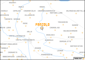 map of Fanzolo