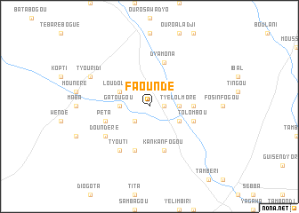 map of Faoundé