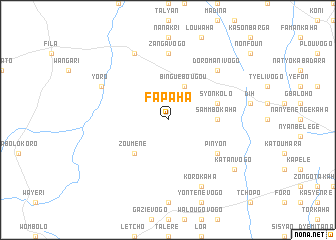 map of Fapaha