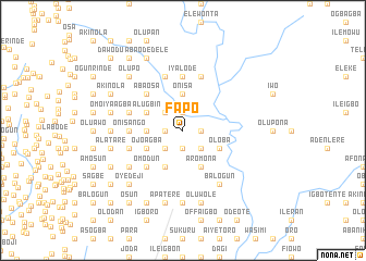 map of Fapo