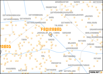 map of Faqīrābād