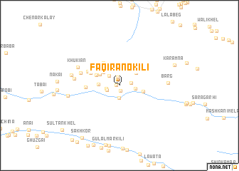 map of Faqīrāno Kili