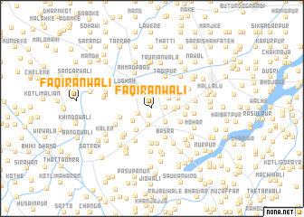 map of Faqīrānwāli