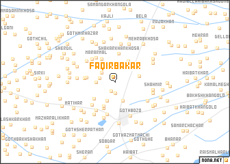 map of Faqīr Bakar