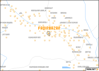 map of Faqīr Bāzār