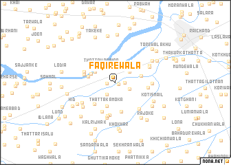 map of Faqīrewāla