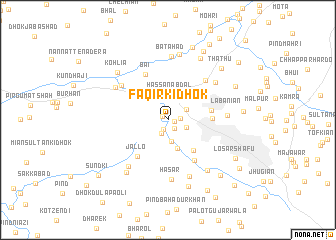 map of Faqīr ki dhok