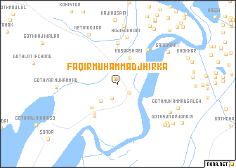 map of Faqir Muhammad Jhirka