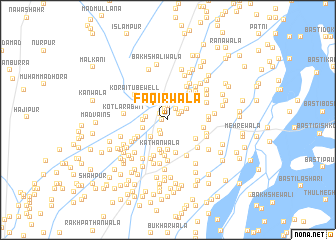 map of Faqirwāla