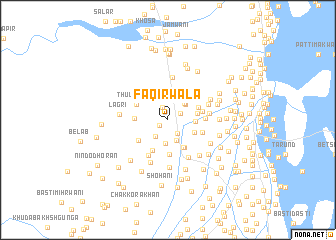 map of Faqīrwāla