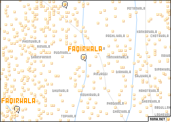 map of Faqīrwāla