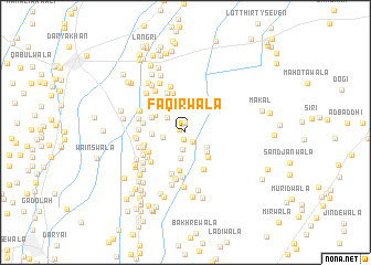 map of Faqīrwāla