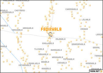 map of Faqīrwāla