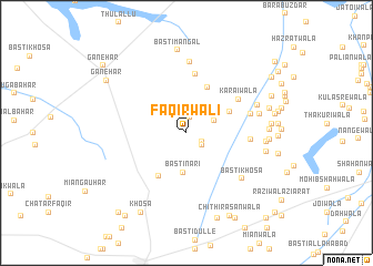 map of Faqīrwāli