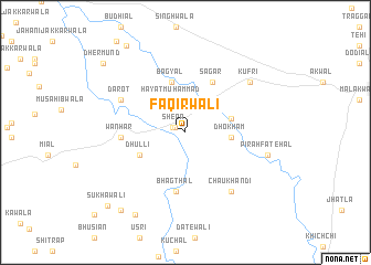 map of Faqīrwāli