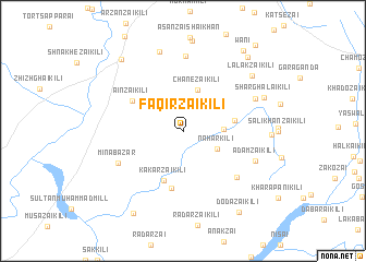 map of Faqīrzai Kili