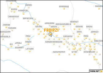 map of Faqīrzī