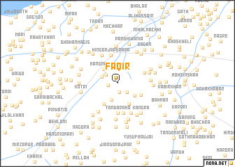 map of Faqīr