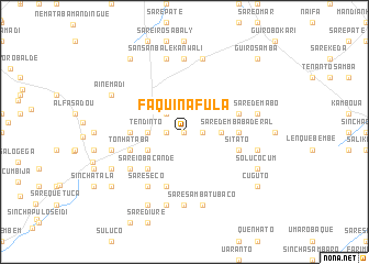 map of Faquina Fula