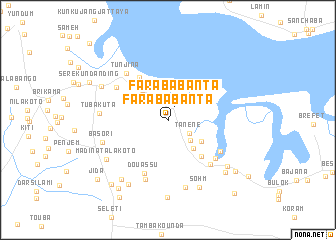 map of Faraba Banta