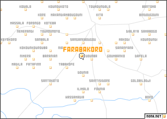 map of Farabakoro