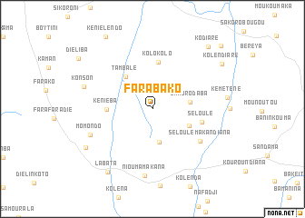 map of Farabako
