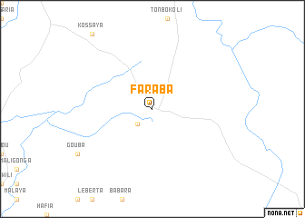 map of Faraba