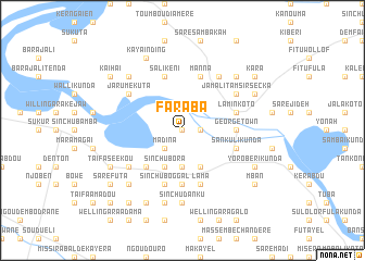 map of Faraba