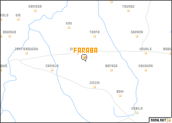 map of Faraba