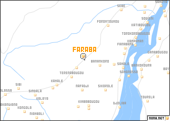 map of Faraba