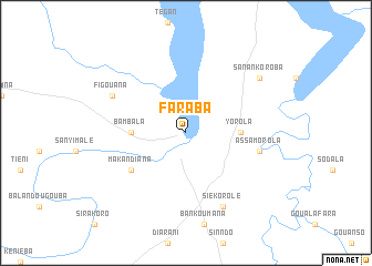 map of Faraba