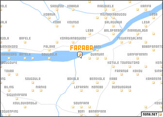 map of Faraba