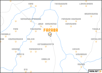 map of Faraba
