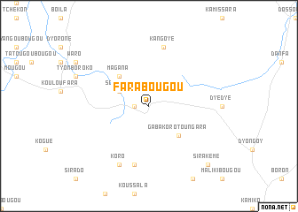 map of Farabougou