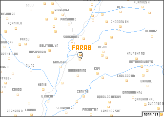 map of Fārāb