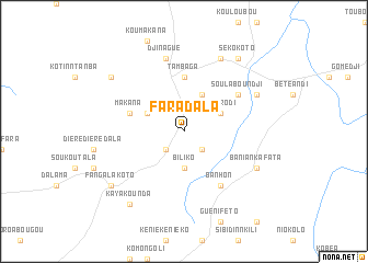 map of Faradala