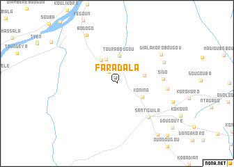 map of Faradala