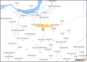 map of Faradièla