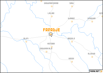 map of Faradje
