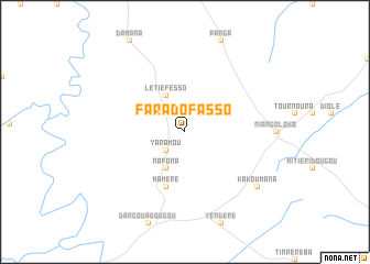 map of Faradofasso