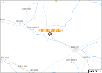 map of Farādombeh