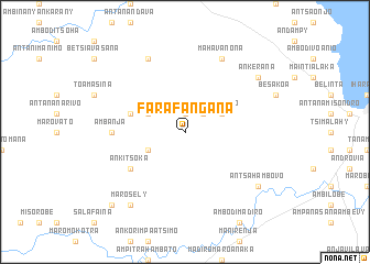 map of Farafangana