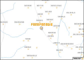 map of Farafaradiè